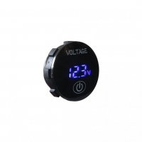[Digitálny voltmeter 5-36V modrý s ukazovateľom stavu batérie]