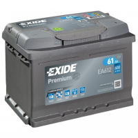 [Baterie EXIDE PREMIUM CARBON 12V 61Ah / 600A EA612]