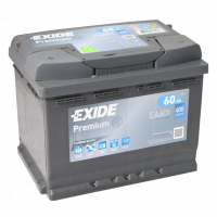 [Baterie EXIDE PREMIUM CARBON 12V 60Ah / 600A EA601]