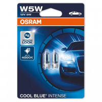 [OSRAM 12V T10 - 5W parkovačka (2ks) Duo-blister Cool Blue Intense]