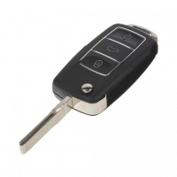 [Náhr. obal klíče pro Škoda, VW, Seat, 3-tlačítkový, černý]