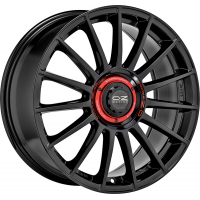 [OZ SUPERTURISMO EVO - GLOSS BLACK + RED LETTERING]