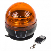 [AKU LED maják, 12x3W oranžový, diaľkové ovládanie, magnet, ECE R65]