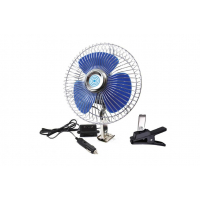 [Kovový ventilátor do auta so skrutkovacím uchytením + sponou CFAN-15 + 24V]