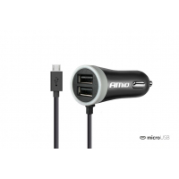 [Nabíjačka do auta 12/24V Micro + 2x USB 2.4A PCH PRO-01]