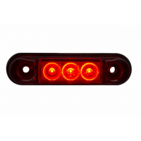 [Obrysové svetlo SLIM HOR 95, červené, LED 12/24 V (2 vodiče 0,75 mm2, dĺžka 0,3 m)]