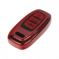 [TPU obal pro klíč Audi, carbon červený]