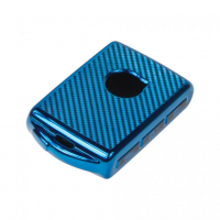 [TPU obal pro klíč Volvo, carbon modrý]
