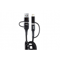 [Multikábel USB C-USB C iOs USB A FullLINK 100cm UC-15]