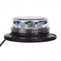 [LED maják, 12-24V, 12x3W viacfarebný, magnet]