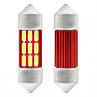 [Led Canbus 12Smd 4014 Festoon 31Mm Biela 12V/24V]