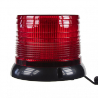 [LED maják, 12-24 V, červený magnet]