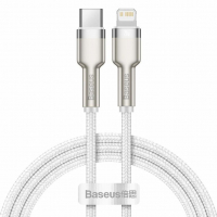 [BASEUS USB-C to Lightning kabel Cafule, PD, 20W, 100 cm bílý]
