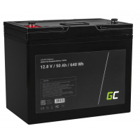 [Green Cell LiFePO4 Battery 12V 12.8V 50Ah pre fotovoltaický systém, obytné vozidlá a lode]