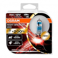 [Halogenová žárovka Osram H4 12V 60/55W P43t NIGHT BREAKER 200 /2 ks]