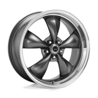[AMERICAN RACING AR105 TORQ THRUST M - ANTHRACITE W/ MACHINED LIP]