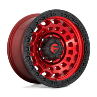 [FUEL 1PC D632 ZEPHYR - CANDY RED BLACK BEAD RING]