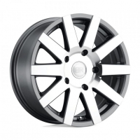 [BLACK RHINO JOURNEY - GLOSS GUNMETAL W/ MIRROR-CUT FACE]
