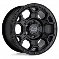 [BLACK RHINO MIDHILL - MATTE BLACK W/ GUNMETAL BOLTS]