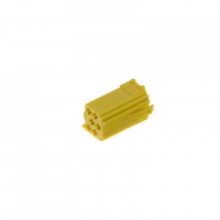 [Konektor MINI ISO 6-pin bez kabelů - žlutý]