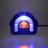 [PROFI LED výstražné světlo-oblouk 10-80V modré, 138x126mm]