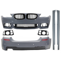 [Kompletná súprava tela s mriežkami na ľadvinky vhodná pre BMW F10 radu 5 (2014-2017) Facelift LCI M-Technik Design]