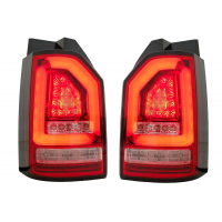 [Zadné svetlá Červená Biela Full LED BAR vhodná pre VW Transporter T6 (2015-2020) s dynamickou smerovkou]