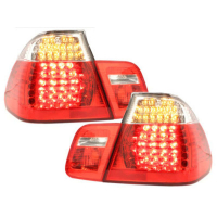 [LED Taillights suitable for BMW 3 Series E46 Limousine 4D (1998-2001) Red Crystal]