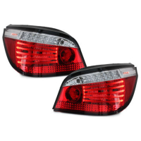[LED zadné svetlá vhodné pre BMW radu 5 E60 (04.2003-03.2007) Červená/Crystal]
