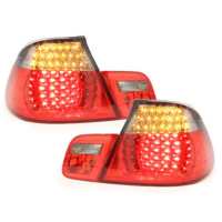 [LED zadné svetlá vhodné pre BMW E46 2D Cabrio (2000-2005) červená/dymová]