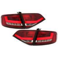 [LED zadné svetlá vhodné pre AUDI A4 B8 8K Sedan (2007-2010) červená / číry]
