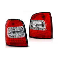 [LED zadné svetlá vhodné pre Audi A4 Avant (1994-2001) Red Clear]