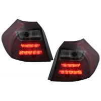 [LED Light Bar Taillights suitable for BMW 1 Series E81 E87 (2004-08.2007) Red Smoke]