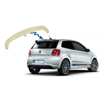 [Strešný spojler vhodný pre VW Polo 6R 6C Mk6 (2009-2017) WRC Design Zadné dvere batožinového priestoru]