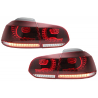 [Zadné svetlá Full LED vhodné pre VW Golf 6 VI (2008-2013) Cherry Red R20 GTI Design (LHD a RHD)]