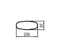 558 mm (obvod)